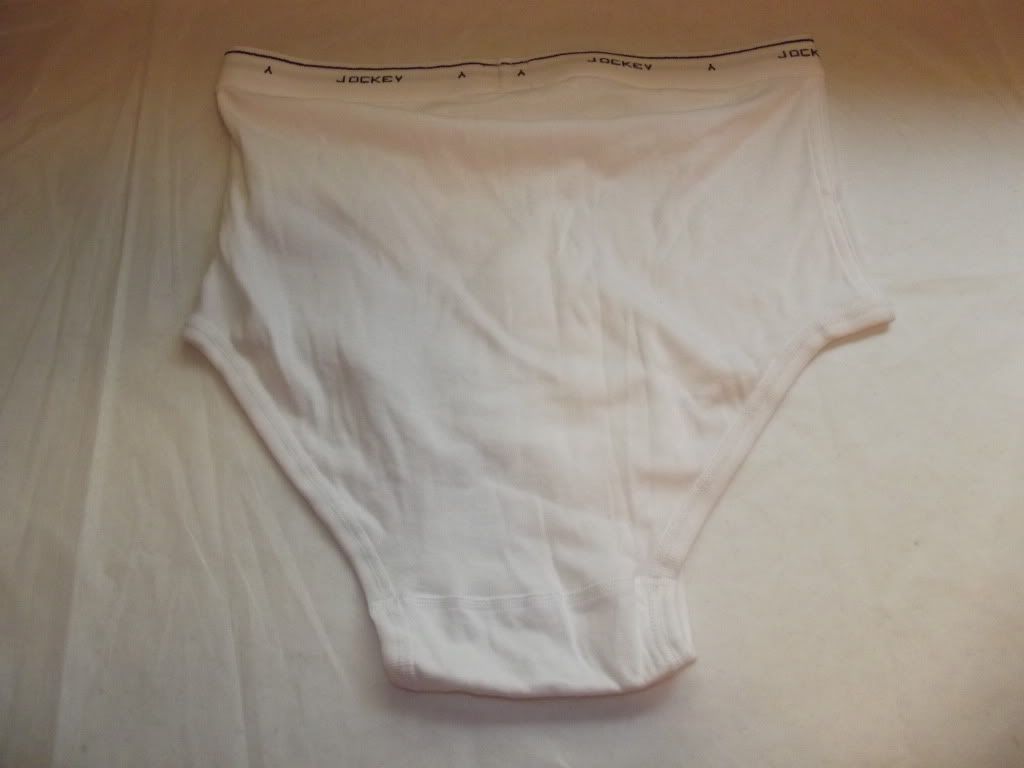 Jockey White Cotton USA Men's SIze 38 Cotton Briefs Trunks 61683