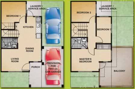 Las Verandas House Model - Floor Plan
