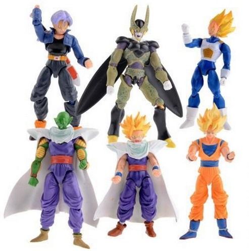 muñecos de dragon ball z articulados mercadolibre