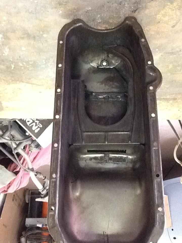 Corvette trap door oil pan Chevy Tri Five Forum