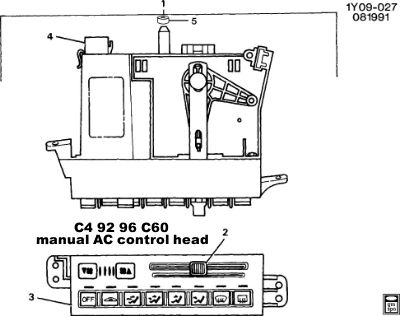C4 C60 Manual AC Control Head Zpsf60ad584