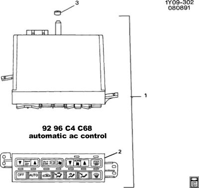 C4 C68 AC Automatic Controlhead Zps14c796e0