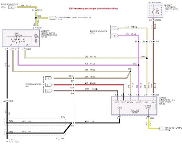 2007Mustangpassengerdoorwiring Zps95871483