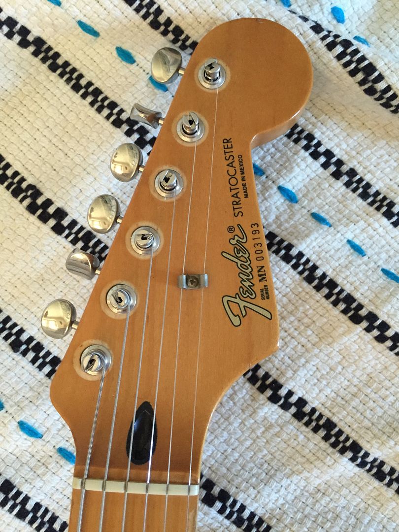 FS 1990 Fender Mexican Strat one of the first Mexican made Fenders
