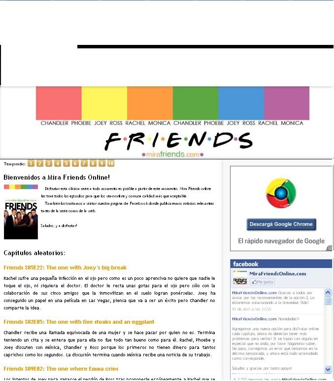 Friends Online ( y subtítulado) - TV, películas y series en Taringa!