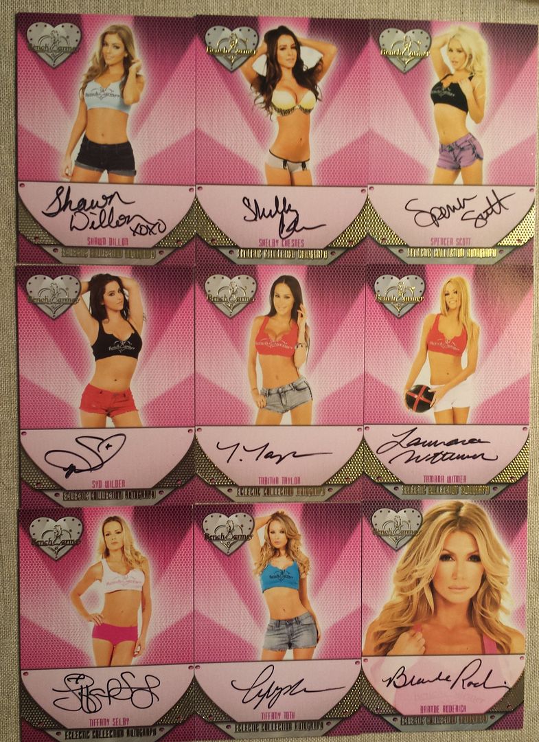 Out of Box Nikki Ziering 44 2014 Bench Warmer Eclectic Autograph Auto 