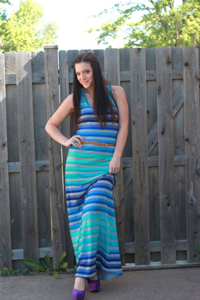 stripemaxidress