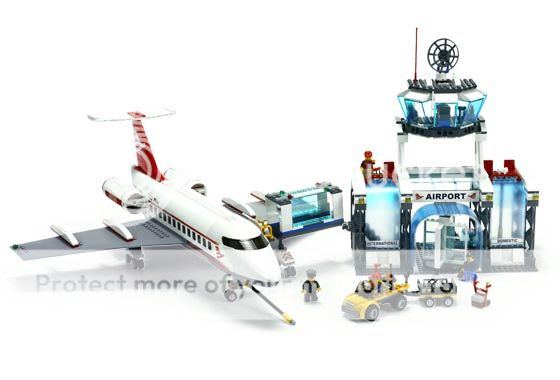 LEGO City Airport Passenger Air Plane 7894 Damaged Box  