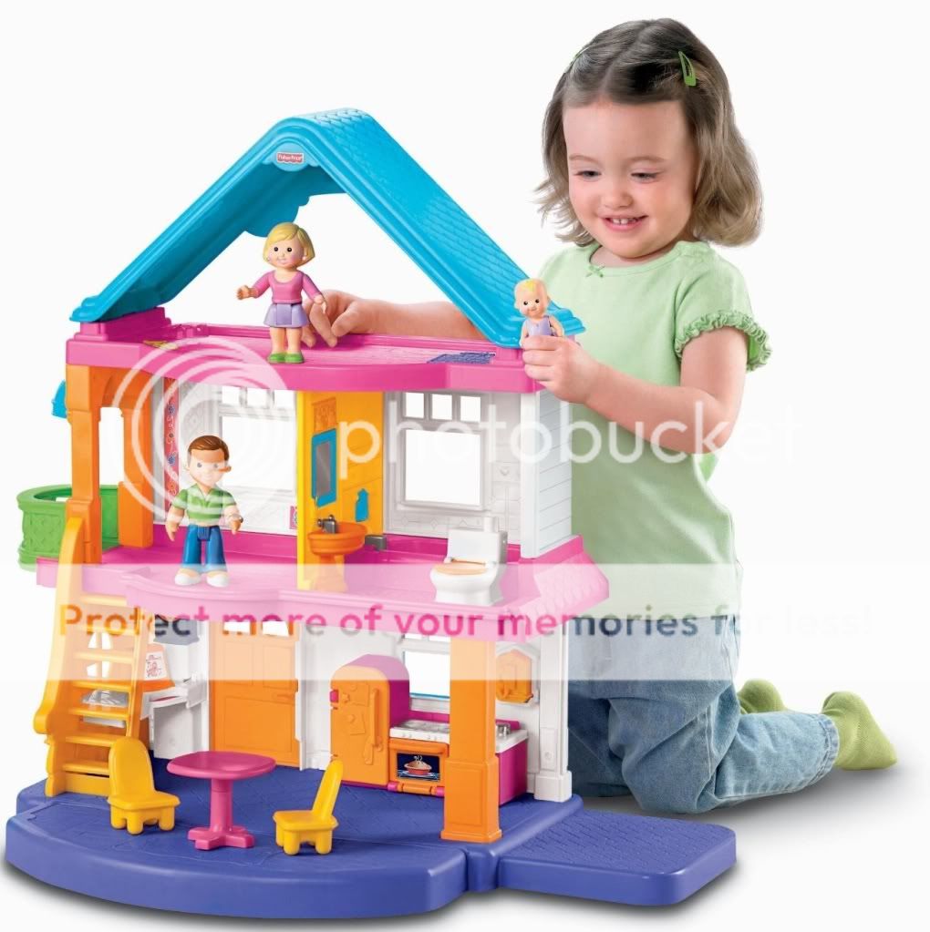 Fisher Price My First Dollhouse (Caucasian)   Damaged Box 027084964318 