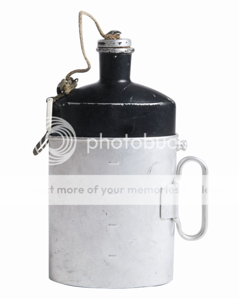 Swiss military, M32 canteen / flask / water bottle and cup