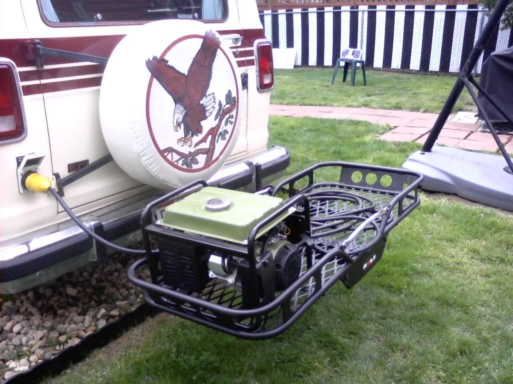 RV.Net Open Roads Forum: Generator on a hitch carrier?