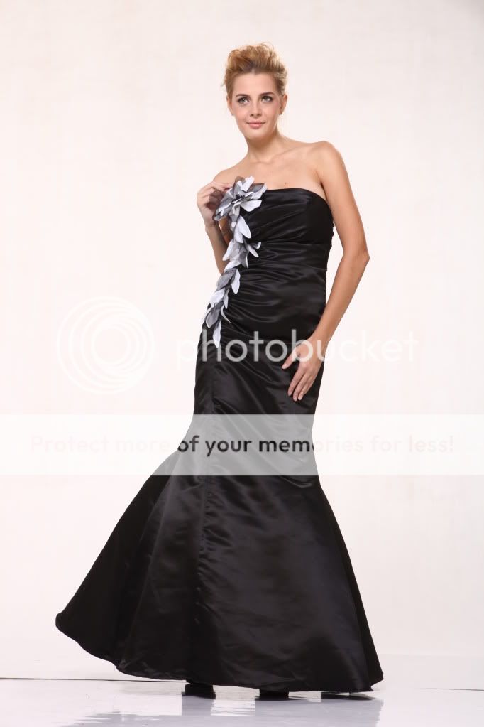   EVENING PROM FORMAL BRIDESMAID DRESSES SIMPLE CLASSIC A LINE GOWN