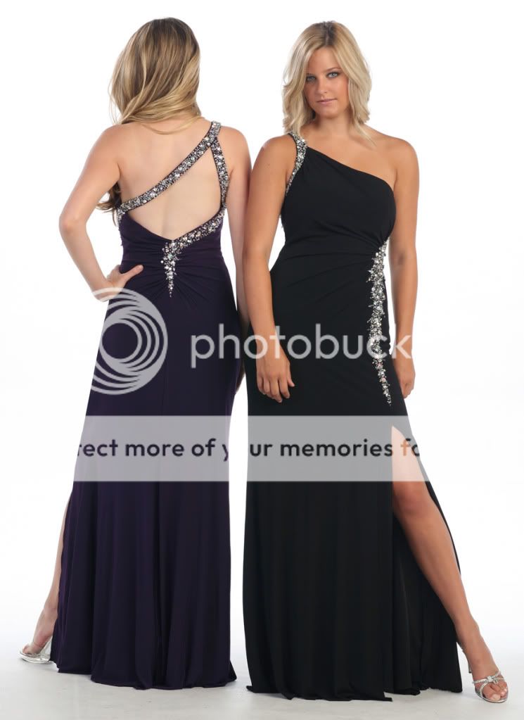   BACK FORMAL BRIDESMAIDS DRESSES STRECH MATERIAL PLUS SIZES PROM DANCE