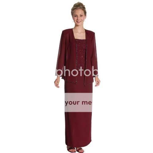 MOTHER OF THE BRIDE GROOM JACKET DRESS CHURCH PLUS SIZE  