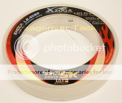 XZOGA TAKA SK SHOCK LEADER NYLON LINE 150LB 50M JAPAN  