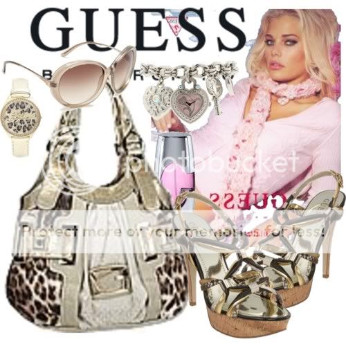 known around the world for lux fashion the guess label is associated 