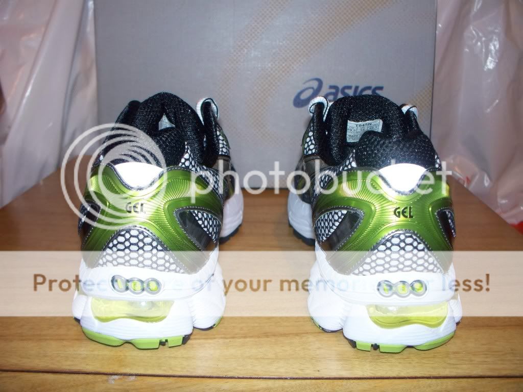 Asics Gel Nimbus 12 White Lightning Silver Lime Green 13 Black 