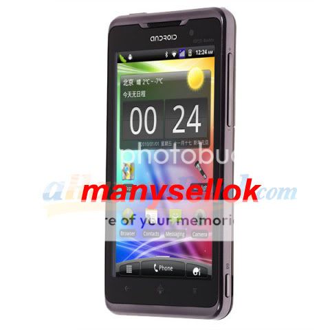   GSM Dual SIM Android 2.3 TV WIFI GPS Capacitive Screen Cell Phone X15i