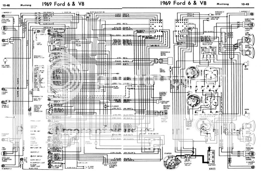 1969 Ford mustang wiring diagrams #4