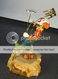 1980 Ron Lee Clown chuckles Juggling 24k gold Hand Painted 244  