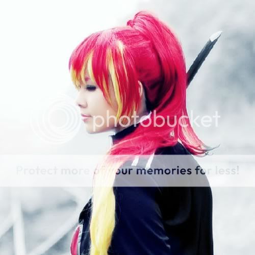 New Shura Kirigakure Ao No Exorcist Mixed Color Long Cosplay Party 